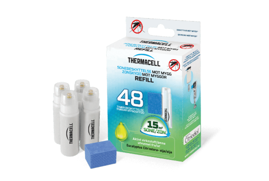 Thermacell uodų repelento pildymas R4 „Citriodiol“, 48 valandoms